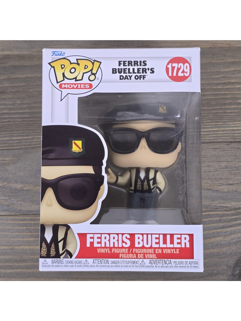 Funko Pop! Ferris Bueller #1729 - Box w/ wear - Comes With Protector